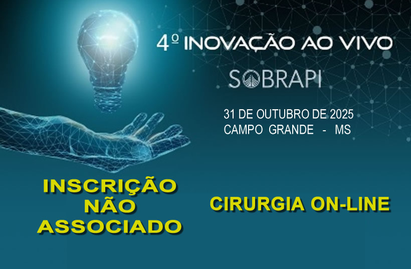 Cirurgia on-line - 4ª Inovação ao Vivo - Não Associado